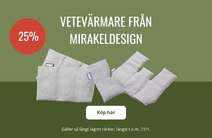 25% på mirakeldesign och deras vetevärmare